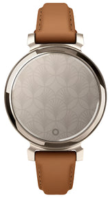 Garmin Lily 2 Classic, Cream Gold with Tan Leather Band