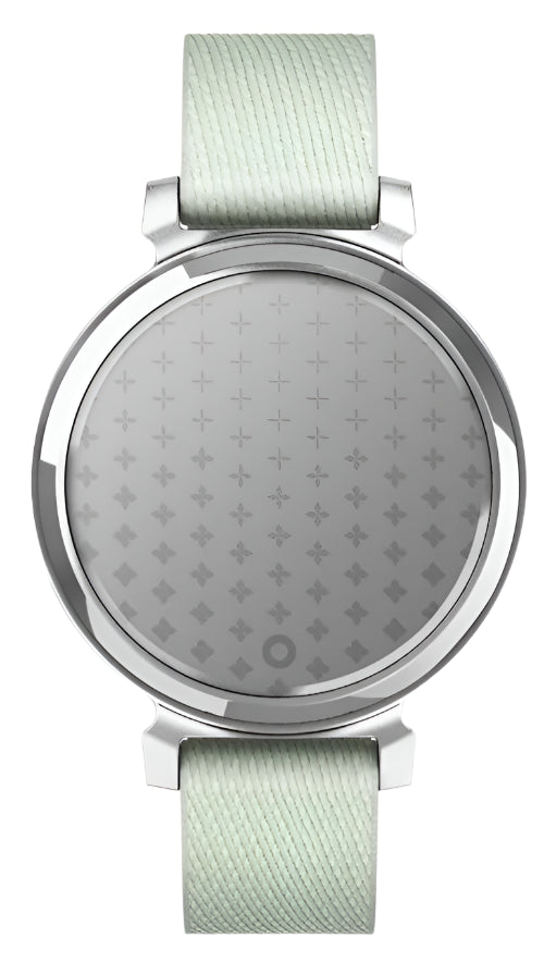 Garmin Lily 2 Classic, Silver with Sage Grey Fabric Band