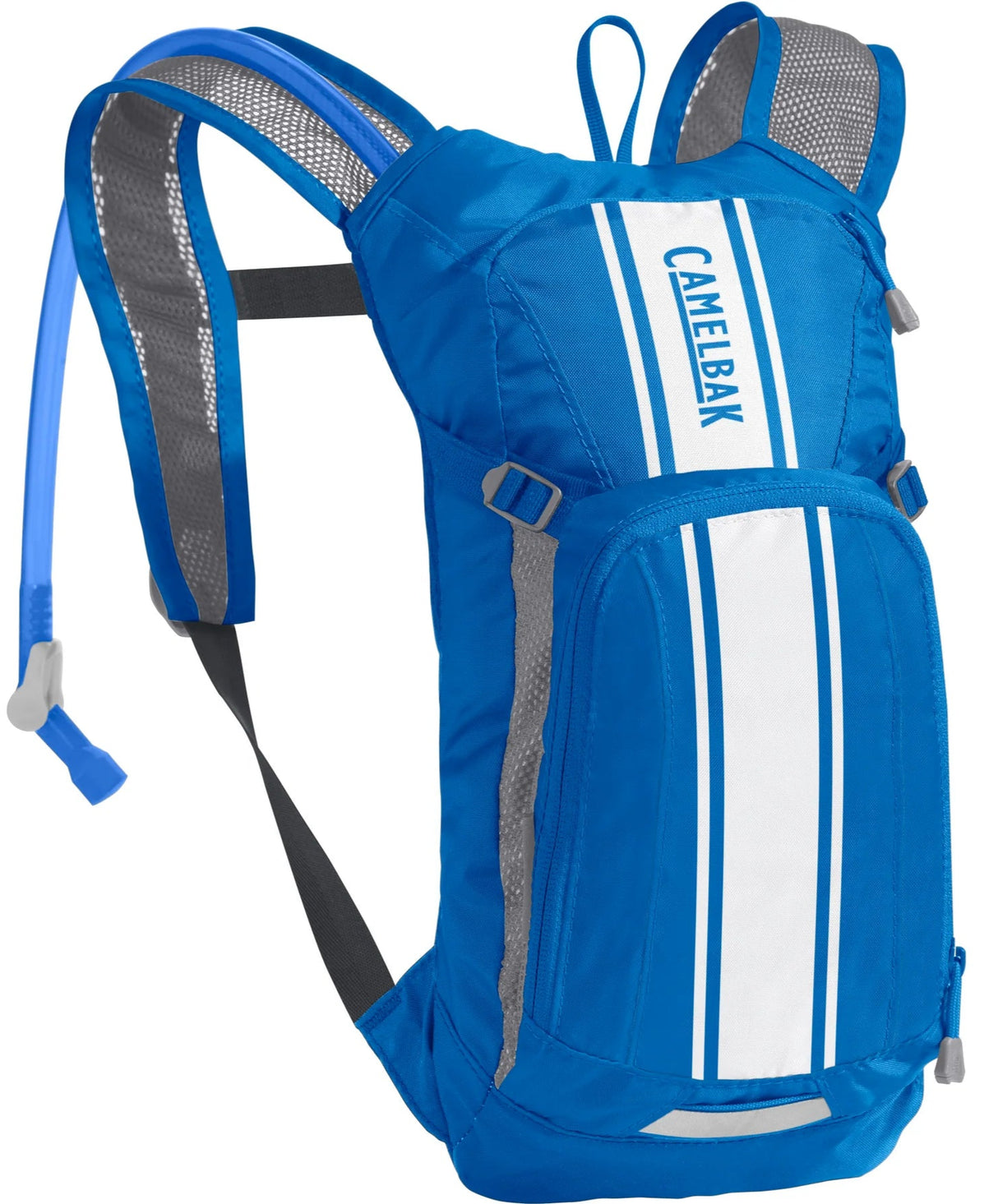 Camelbak Mini M.U.L.E Hydration Backpack   1.5L Lapis Blue/White Stripe