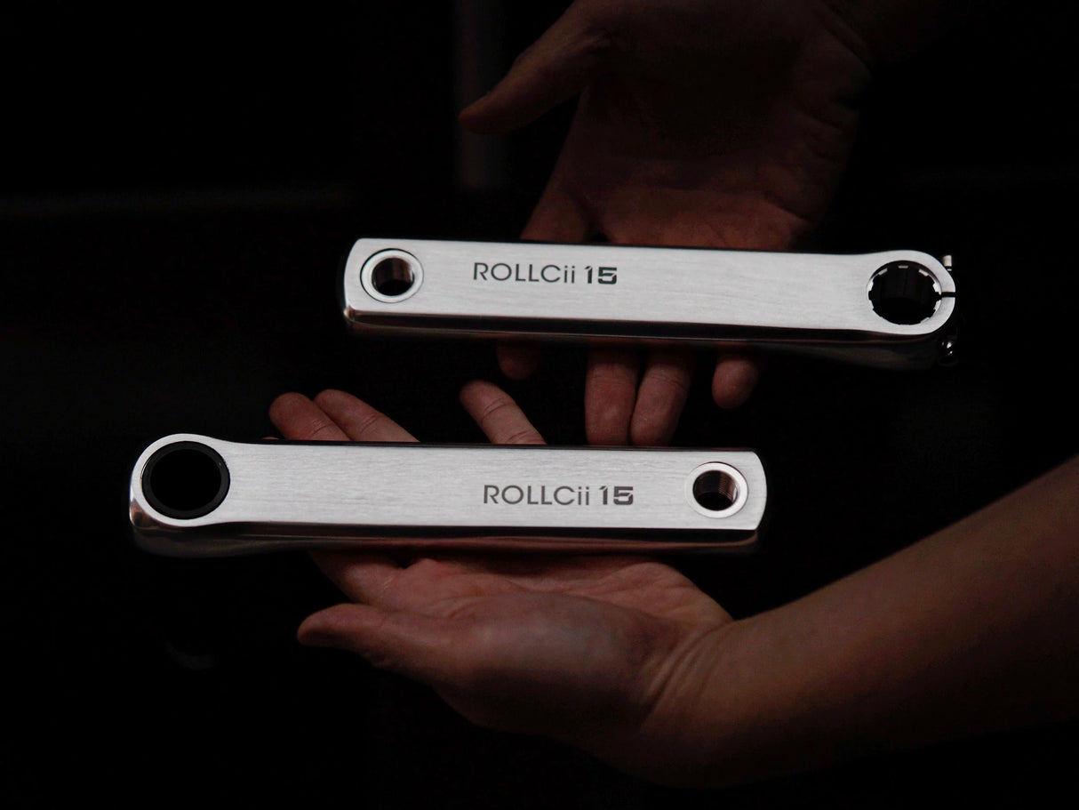 Veloci Rollcii 15 MTB Crankset Silver - No Chainring