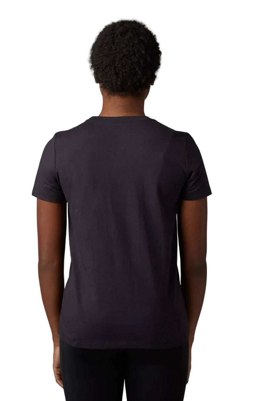 Fox RYVR Short Sleeve TEE Black BACK FACING MODEL