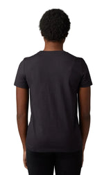 Fox RYVR Short Sleeve TEE Black BACK FACING MODEL