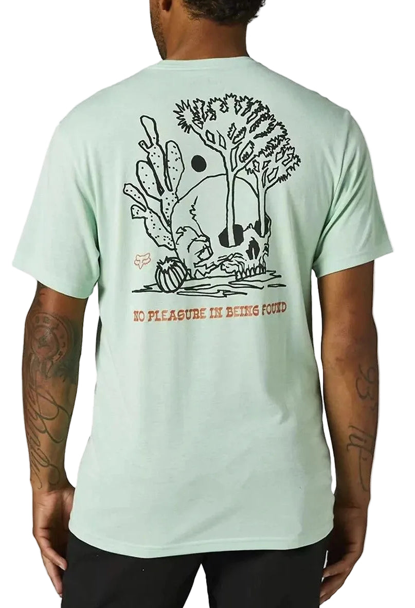 Fox ROAD TRIPPIN Short Sleeve TECH TEE Jade BACK FACING MODEL
