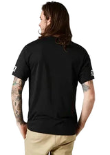 Fox VENZ Short Sleeve TECH TEE Black BACK FACING MODEL