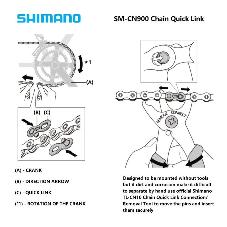 Shimano 11 speed Quick Links x2
