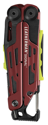Leatherman Signal Multi-Tool with Black Nylon Sheath - Crimson