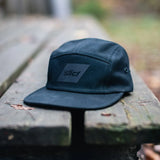Slicy Flexfit 5-Panel Jockey Cap Black