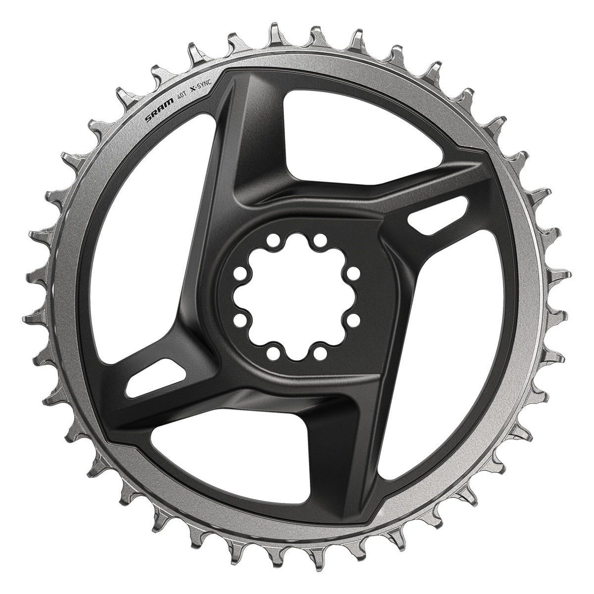SRAM Apex X-Sync 40T Road Direct Mount Chainring Steel - Black