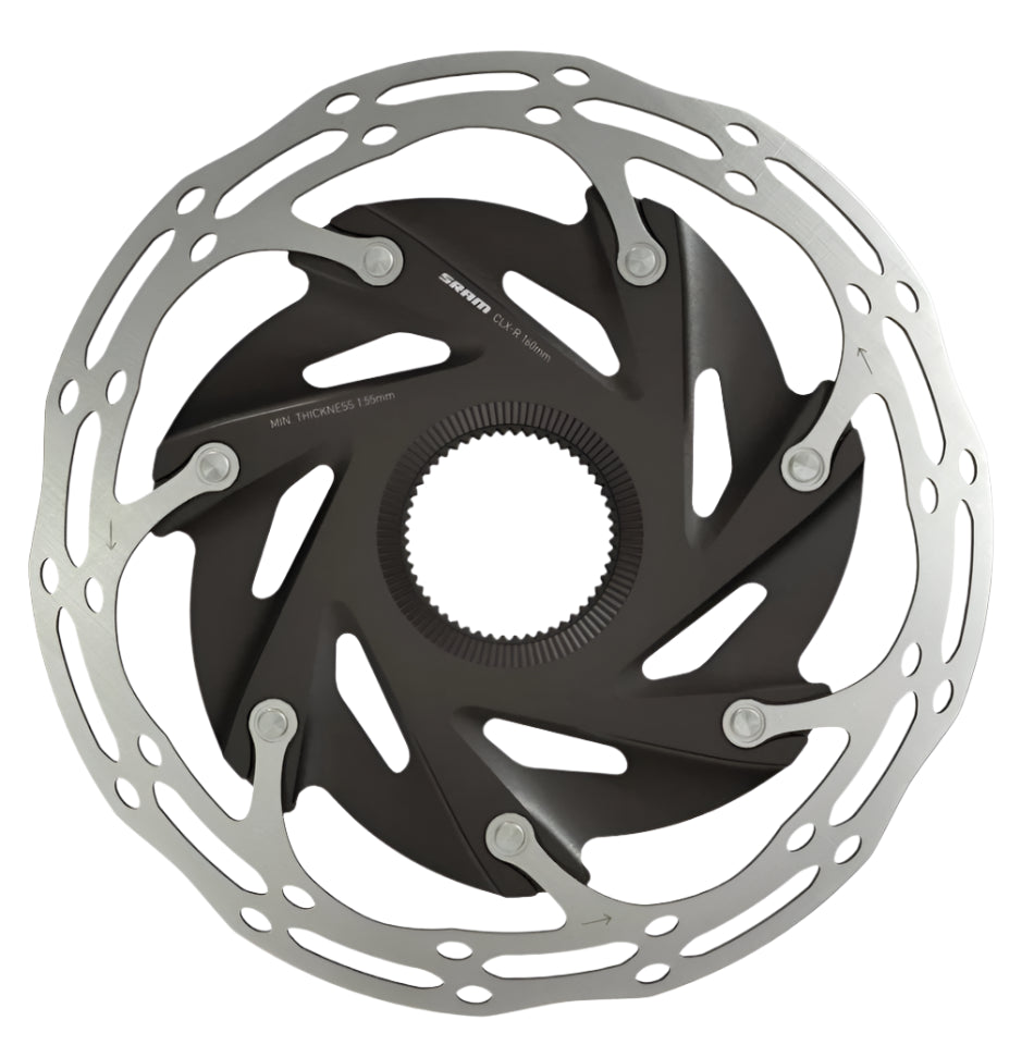 Sram Rotor Centerline X Road 140mm CenterLock Disc Black (Includes Lockring)