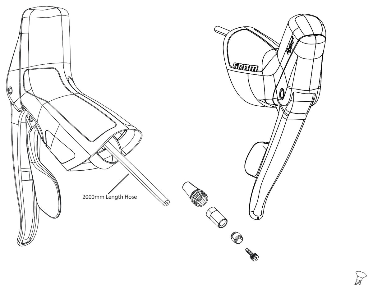 SRAM Force 22 Hydraulic Shift-Brake Lever Exchange Front