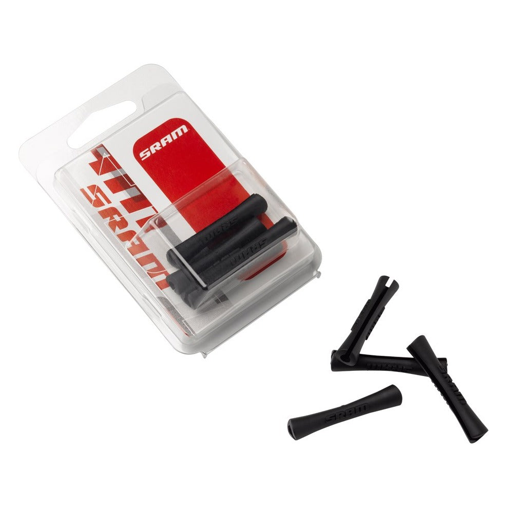 SRAM Housing Frame Protectors 4-5mm Rubber - Black (4 Pack)