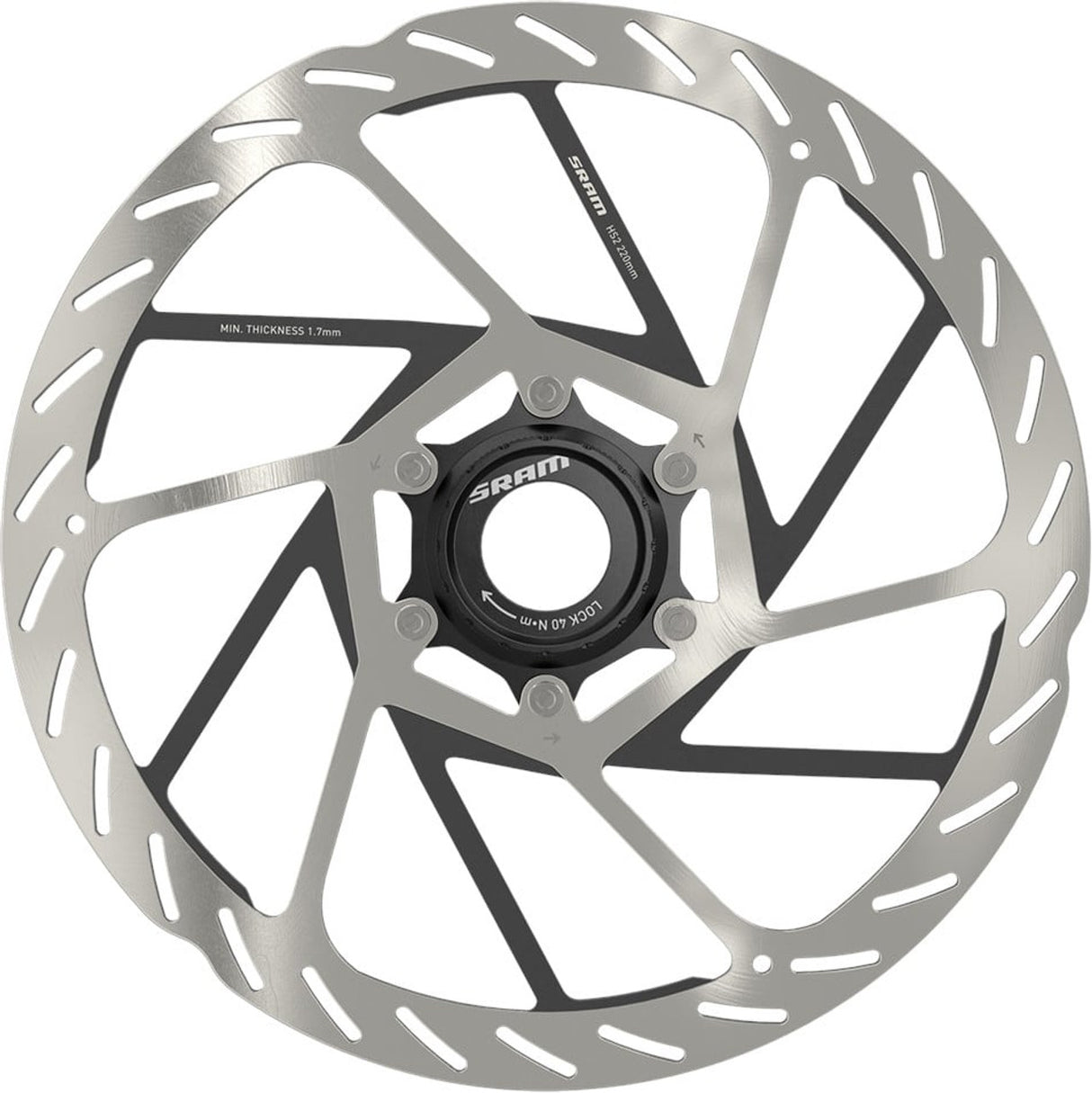 SRAM Rotor HS2 220mm CentreLock Rounded