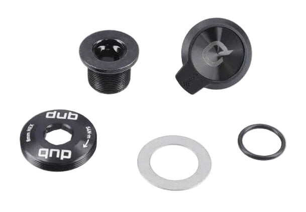 Quarq Powermeter Crank Arm Bolt Kit & AXS Cover Plug Drive Side