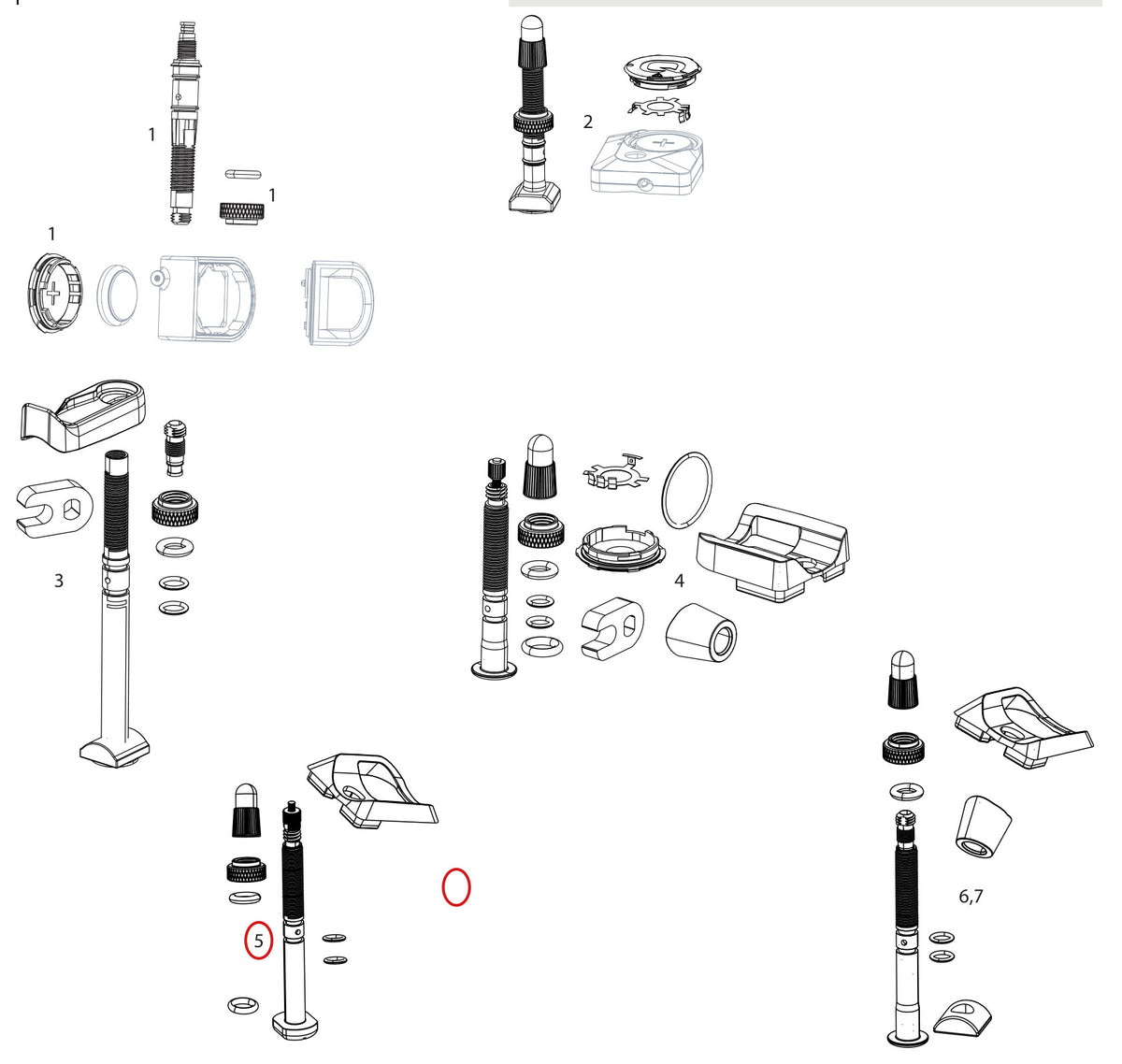SRAM Quarq TyreWiz Valve and Bumper Bontrager Line Pro and Elite 30