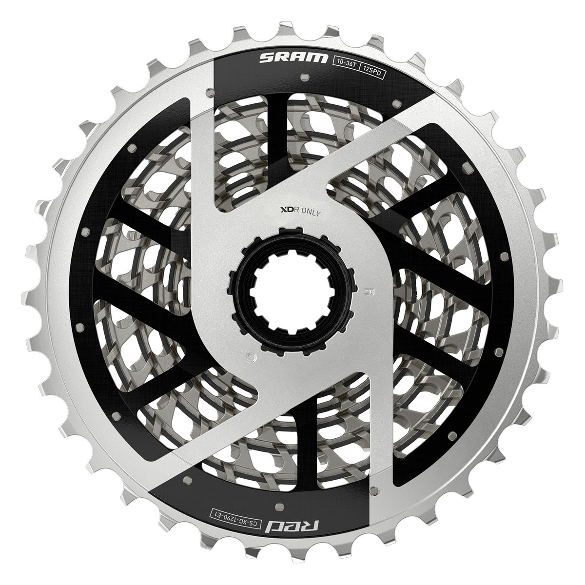 SRAM Red XG-1290 E1 12-Speed Cassette - Silver