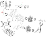SRAM Replacement Rear Derailleur B-Bolt and Aluminium Limit Screws Red 36T eTap AXS