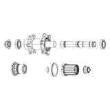 SRAM Replacement X9 Rear Hub Bearing Kit 12x135 and 12x142mm