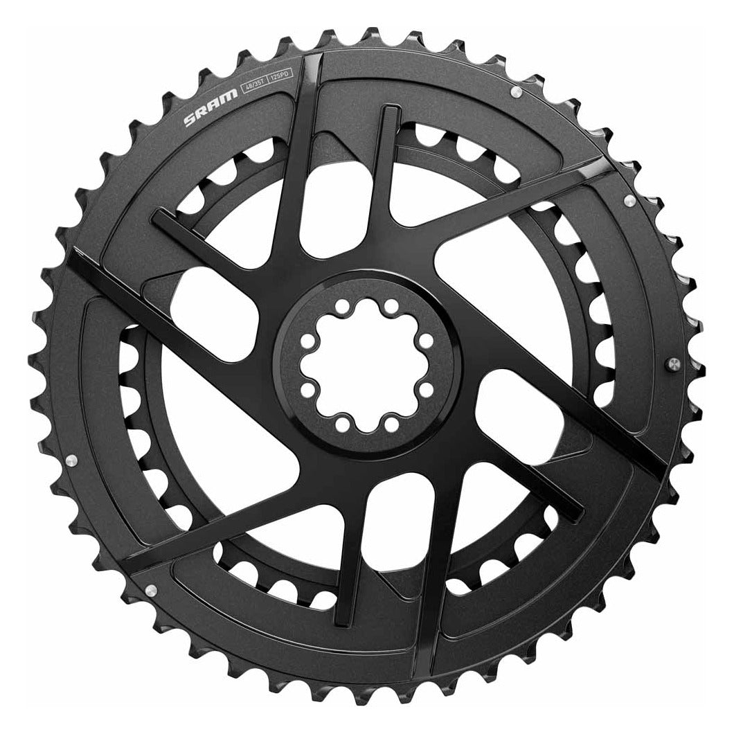 SRAM Rival E1 2x Direct Mount Chainring Kit Non-Power - Black