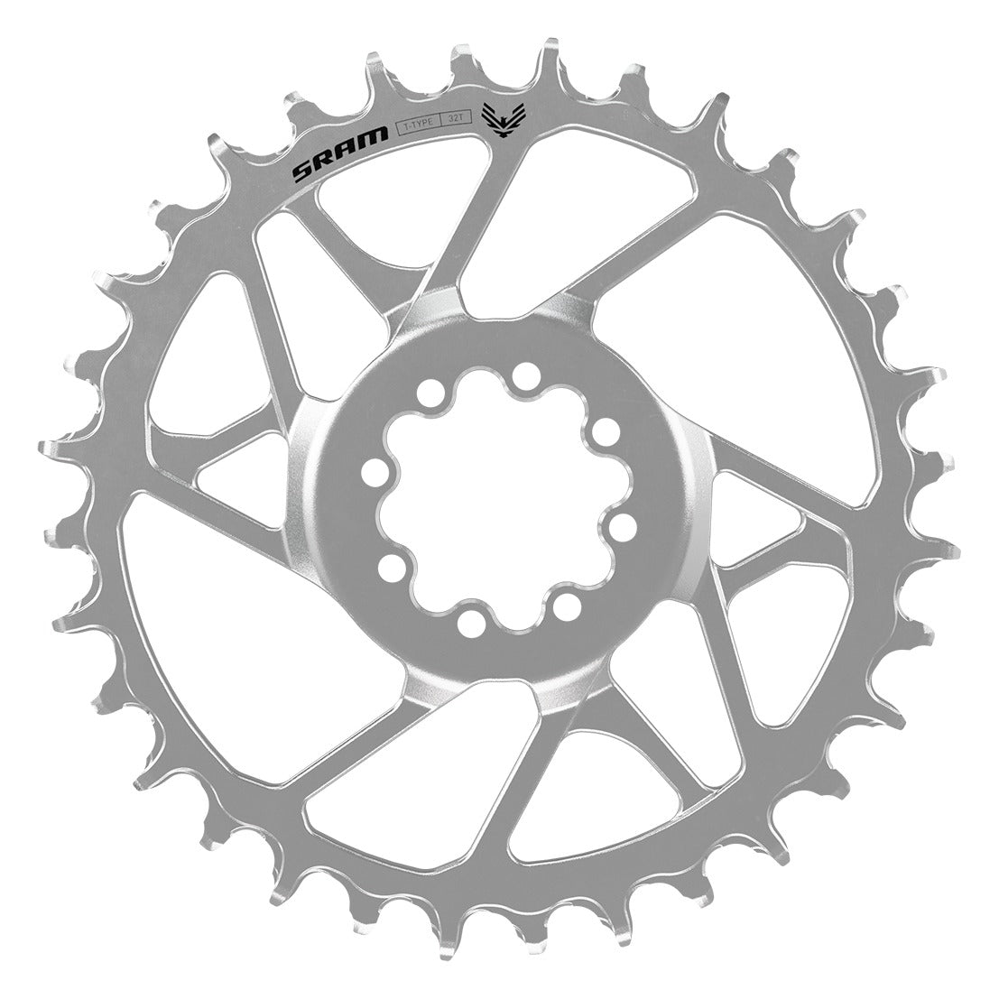 SRAM T-Type Eagle 70 Steel Direct Mount Chainring 3mm Offset - Black