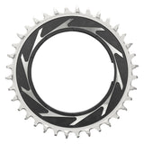 SRAM T-Type Eagle Threaded Power Meter Chainring 0mm Offset - Black/Silver