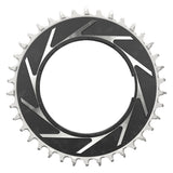 SRAM T-Type Eagle Threaded Power Meter Chainring 0mm Offset - Black/Silver