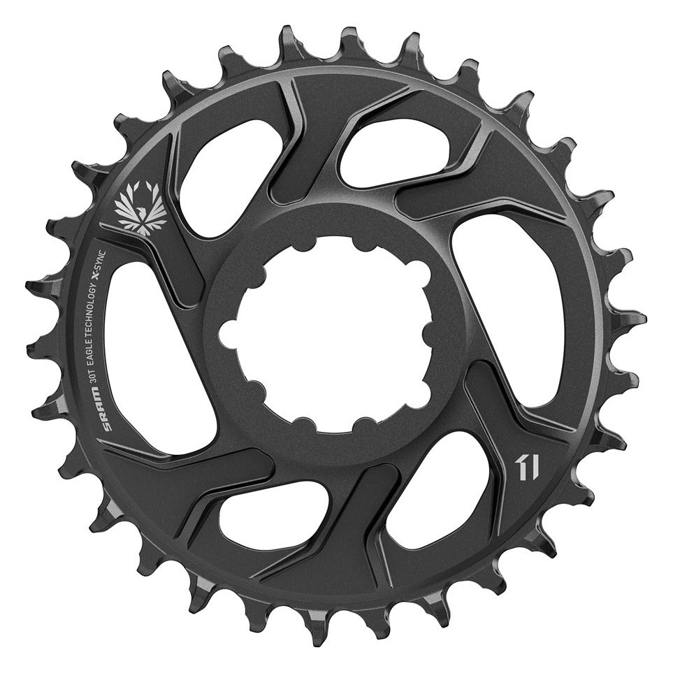 SRAM X-Sync 2 Eagle Oval 34T Direct Mount Chainring 6mm Offset - Black