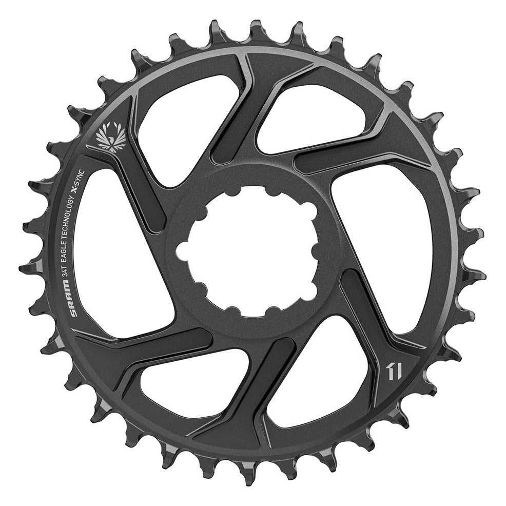 SRAM X-Sync 2 Eagle Oval Direct Mount Chainring 3mm Boost Offset - Black