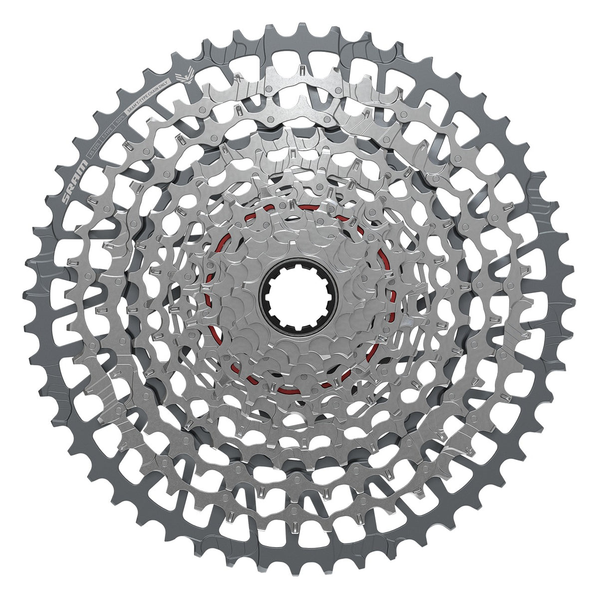SRAM XS-1275 T-Type Eagle Transmission 10-52T Cassette - Black