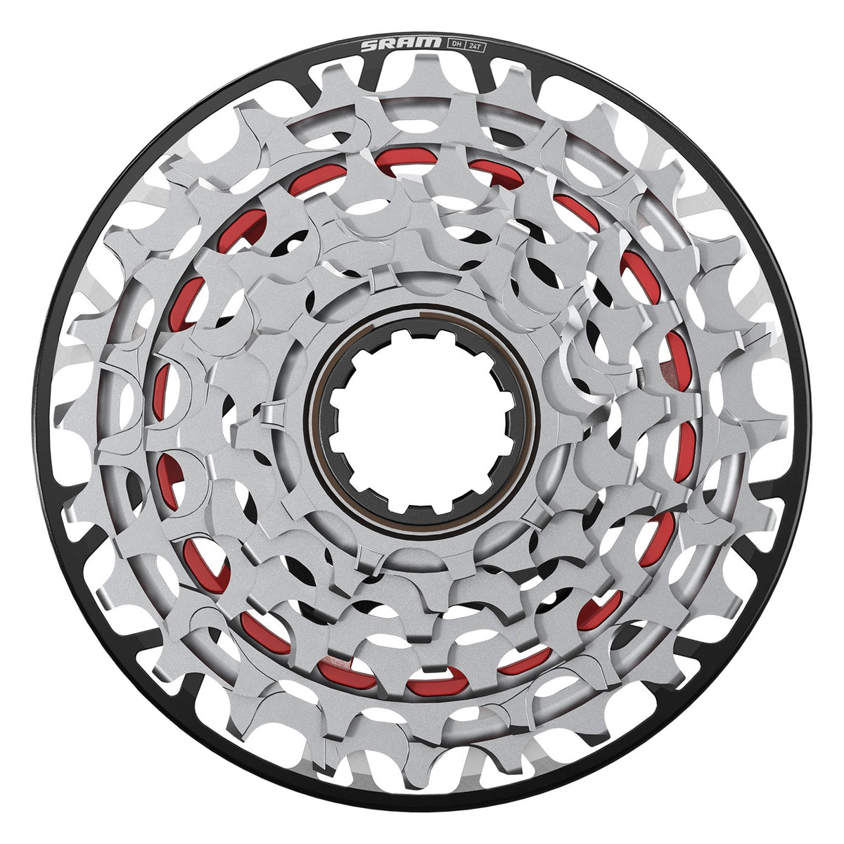 SRAM XS-797 T-Type XX DH 7-Speed Cassette 10-24T Slim