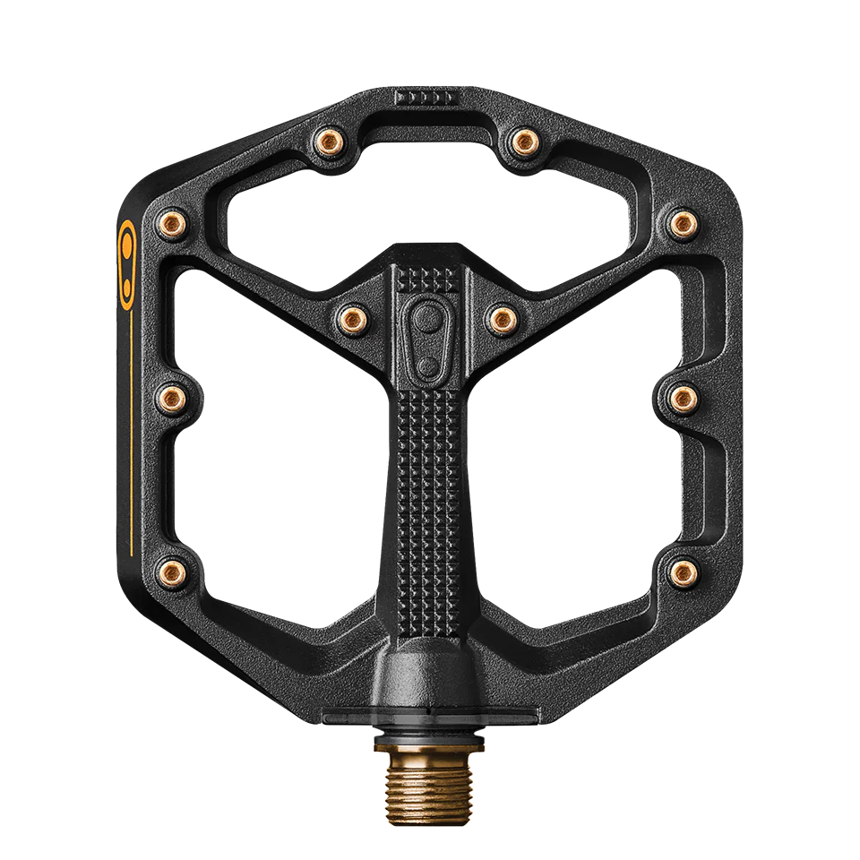 Crankbrothers Stamp 11 Small Black and Gold MTB Pedals