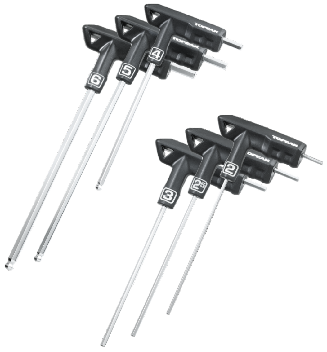 Topeak T-Handle DuoHex Wrench Set