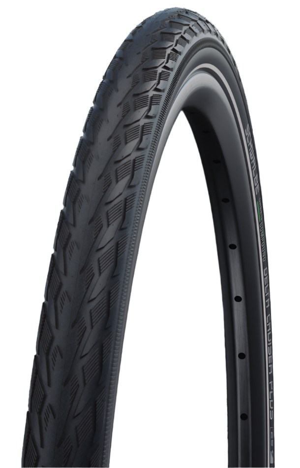 Schwalbe Delta Cruiser Plus 700 x 28C Puncture Guard Reflective E-25 Green Compound Tyre
