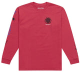 Troy Lee Designs LONG SLEEVE TEE ENJOY FUCHSIA FRONT