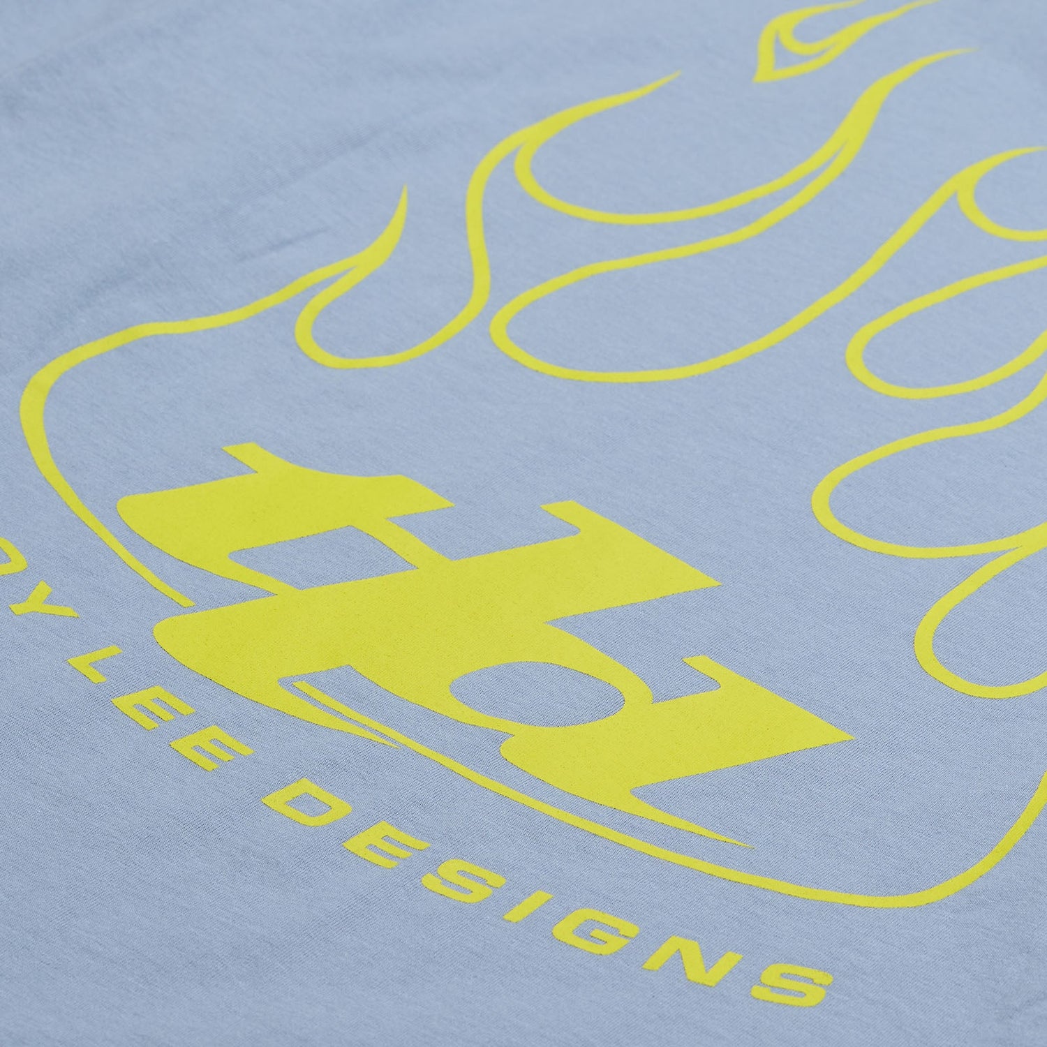 Troy Lee Designs LONG SLEEVE TEE TORCHED SMOKE BLUE PRINT FOCUSED