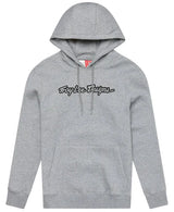 Troy Lee Designs PULLOVER HOODIE SIGNATURE GRAY HEATHER FRONT