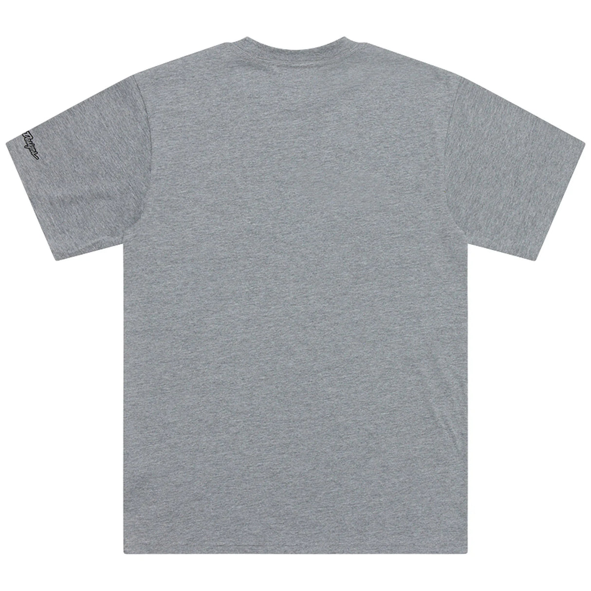 Troy Lee Designs SHORT SLEEVE TEE BADGE GRAY HEATHER BACK