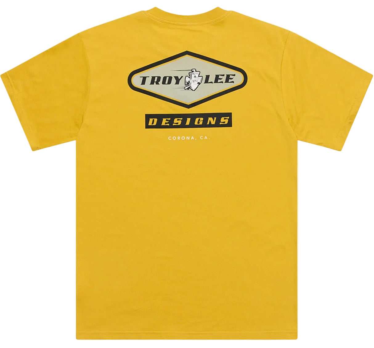 Troy Lee Designs SHORT SLEEVE TEE CARB GOLD BACK