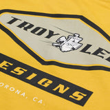 Troy Lee Designs SHORT SLEEVE TEE CARB GOLD DETAILS
