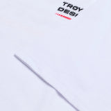 Troy Lee Designs SHORT SLEEVE TEE FACTORY WHITE SLEEVE