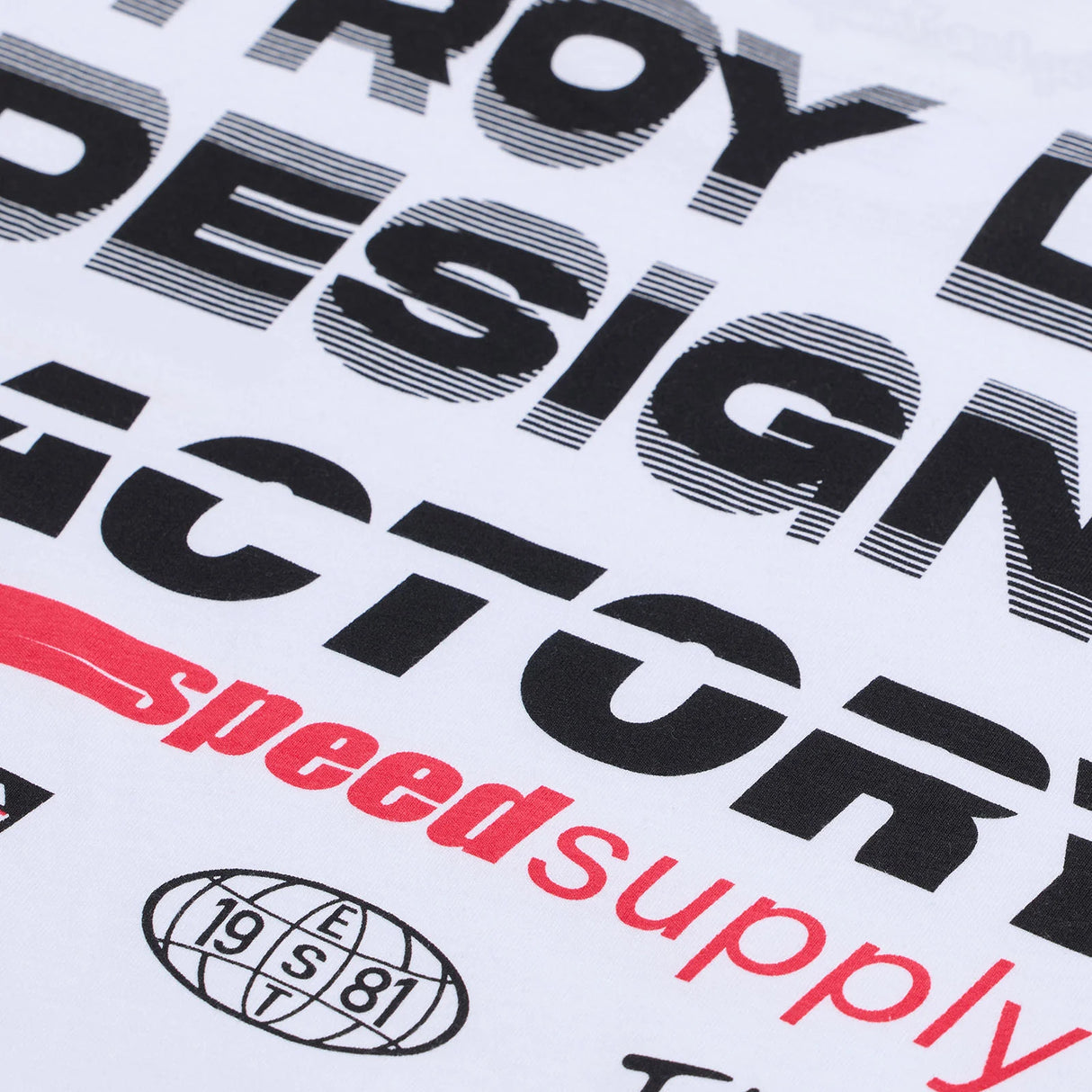 Troy Lee Designs SHORT SLEEVE TEE FACTORY WHITE PRINT FOCUSED 