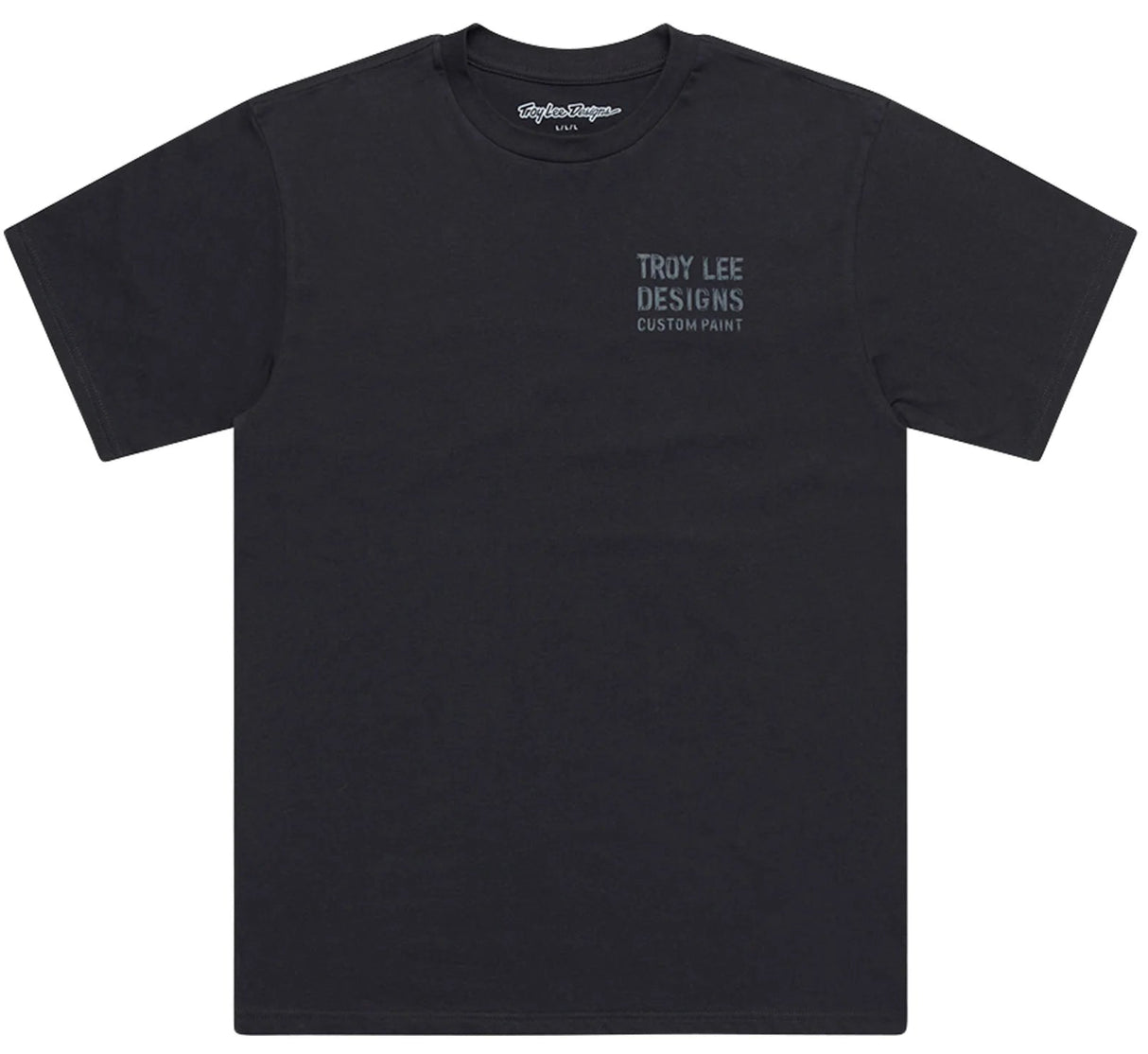 Troy Lee Designs SHORT SLEEVE TEE PAINT SHOP CARBON FRONT