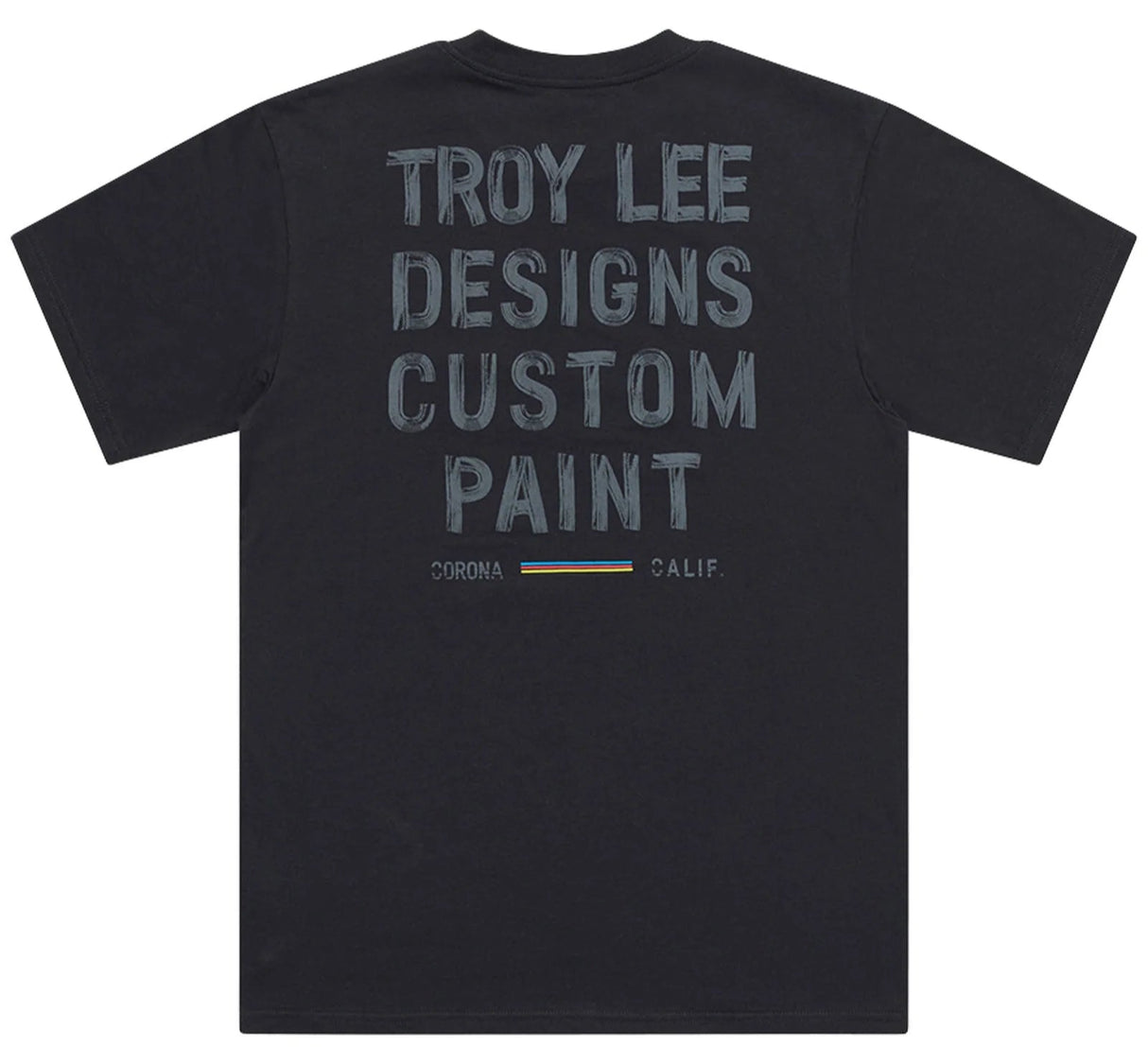 Troy Lee Designs SHORT SLEEVE TEE PAINT SHOP CARBON BACK