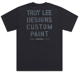 Troy Lee Designs SHORT SLEEVE TEE PAINT SHOP CARBON BACK
