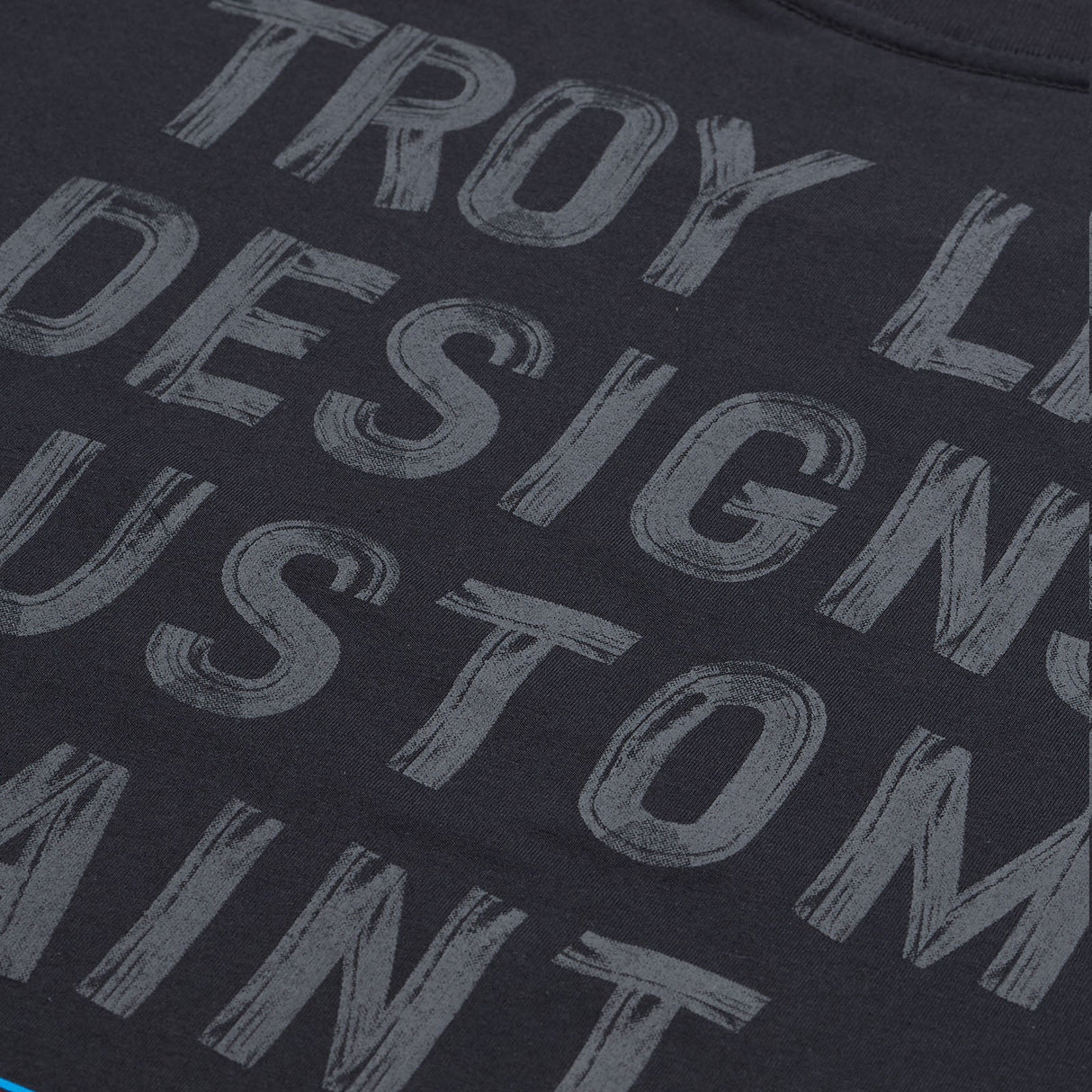 Troy Lee Designs SHORT SLEEVE TEE PAINT SHOP CARBON  PRINT FOCUSED