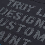 Troy Lee Designs SHORT SLEEVE TEE PAINT SHOP CARBON  PRINT FOCUSED