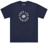 Troy Lee Designs SHORT SLEEVE TEE ROTATION NAVY HEATHER FRONT