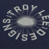 Troy Lee Designs SHORT SLEEVE TEE ROTATION NAVY HEATHER PRINT FOCUSED