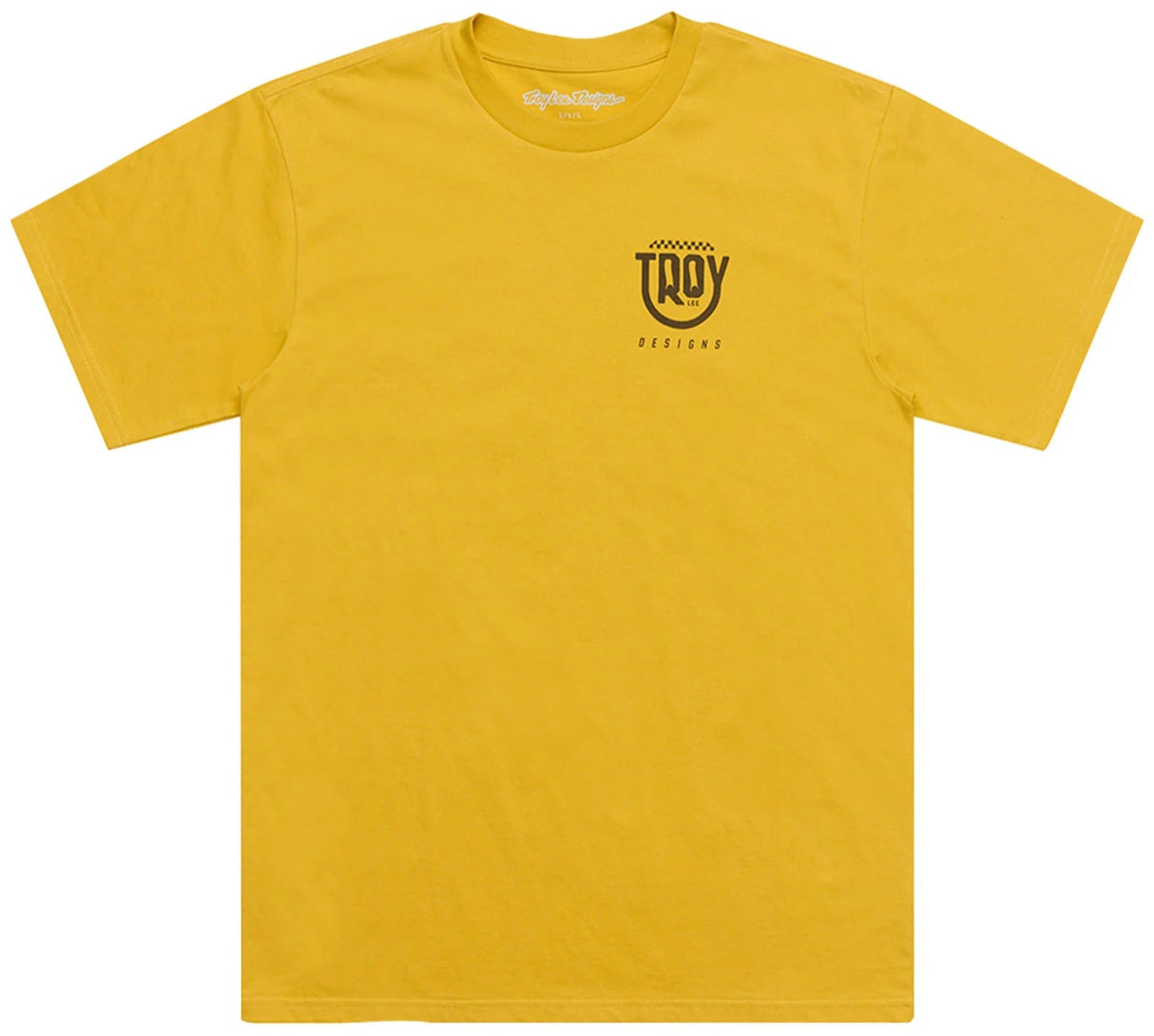 Troy Lee Designs SHORT SLEEVE TEE SMILEY GOLD FRONT