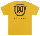 Troy Lee Designs SHORT SLEEVE TEE SMILEY GOLD BACK