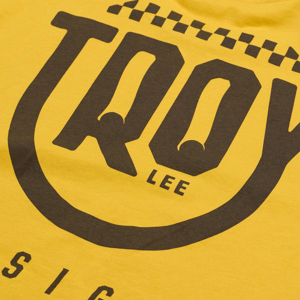 Troy Lee Designs SHORT SLEEVE TEE SMILEY GOLD PRINT FOCUSED